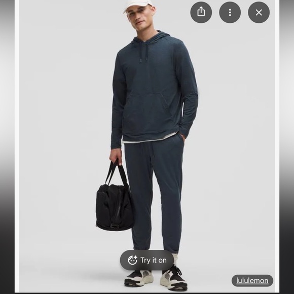 lululemon Soft Jersey Tapered Pant Regular navy